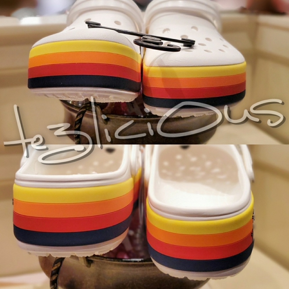 DISNEY PARKS RETRO PLATFORM CROCS - Picture 7 of 8